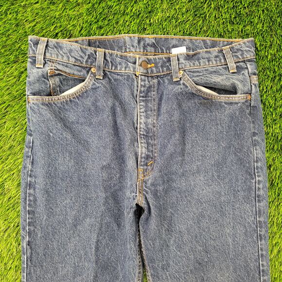 Vintage 90s LEVIS 517 Bootcut Jeans 36x30 Medium-Wash USA - Picture 15 of 16